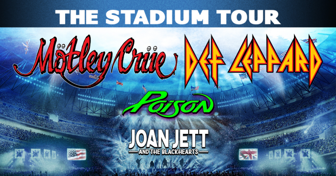 The Stadium Tour: Motley Crue, Def Leppard, Poison & Joan Jett and The Blackhearts at T-Mobile Park